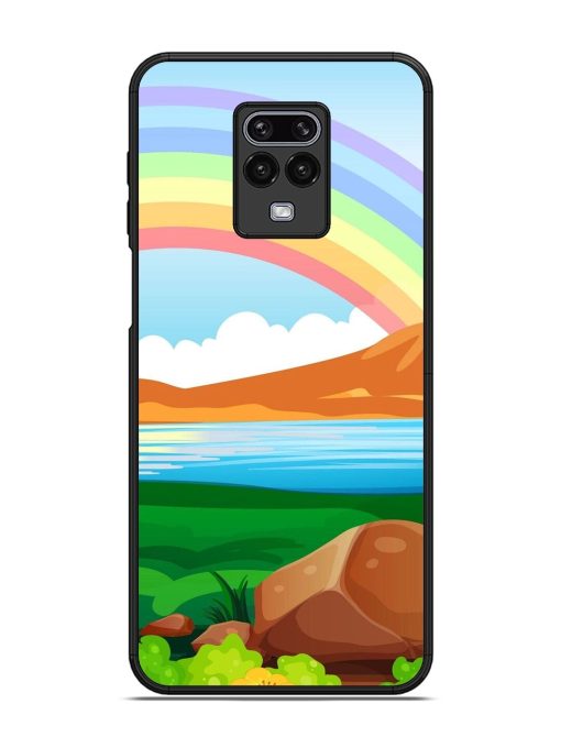 Rainbow Over The Lake Glossy Soft Edge Case for Xiaomi Redmi Note 9 Pro