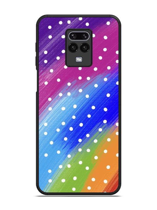 Rainbow Polka Dot Dream Glossy Soft Edge Case for Xiaomi Redmi Note 9 Pro