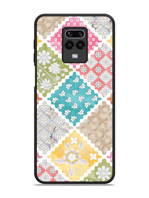 Patchwork Dreamscape Glossy Soft Edge Case for Xiaomi Redmi Note 9 Pro Chachhi