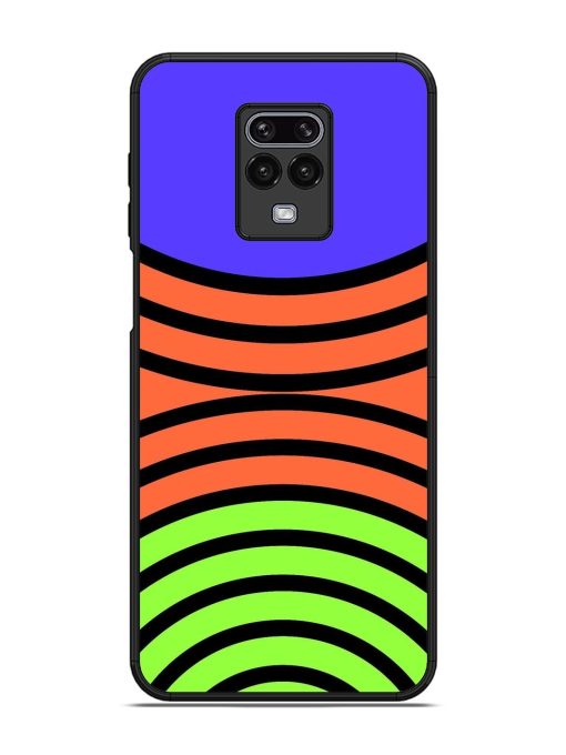 Psychedelic Stripe Symphony Glossy Soft Edge Case for Xiaomi Redmi Note 9 Pro Chachhi