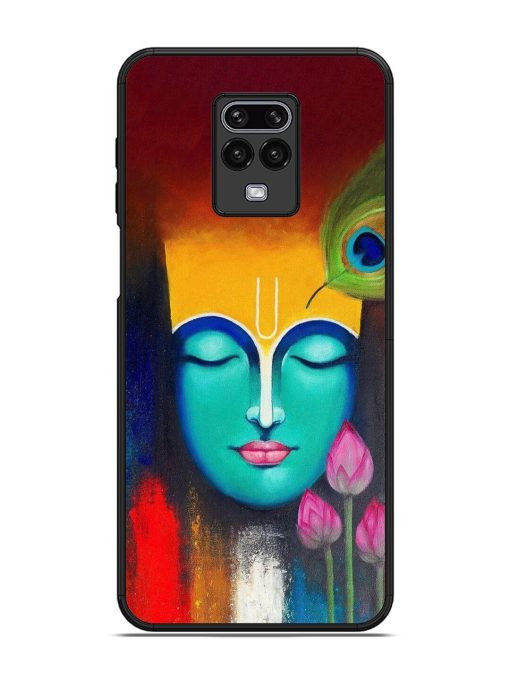 Divine Tranquility: The Face Of Krishna Glossy Soft Edge Case for Xiaomi Redmi Note 9 Pro Chachhi