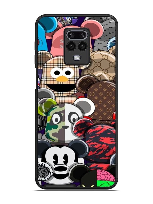 Streetwear Bearbrick Extravaganza Glossy Soft Edge Case for Xiaomi Redmi Note 9 Pro