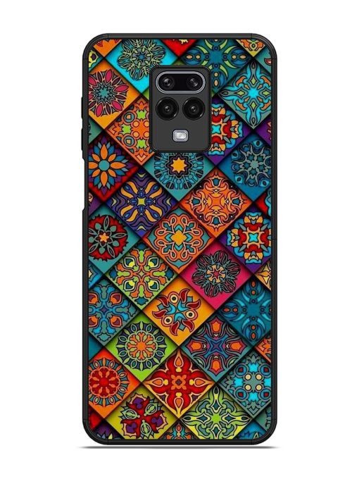 Patchwork Mandala Mosaic Glossy Soft Edge Case for Xiaomi Redmi Note 9 Pro Chachhi