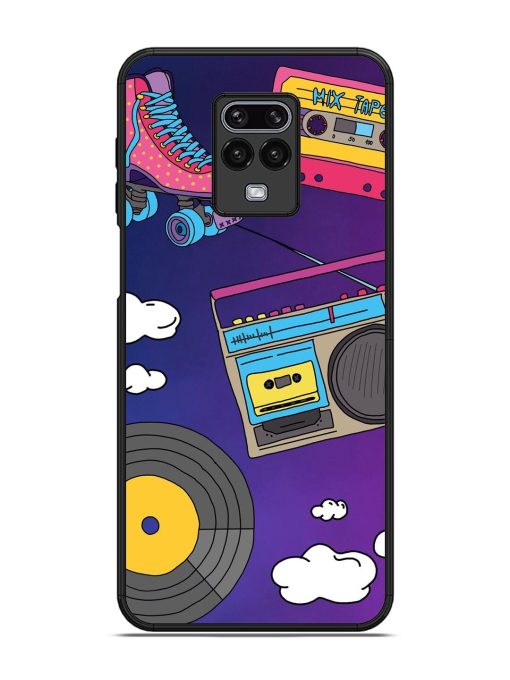 Retro Vibes Glossy Soft Edge Case for Xiaomi Redmi Note 9 Pro Chachhi