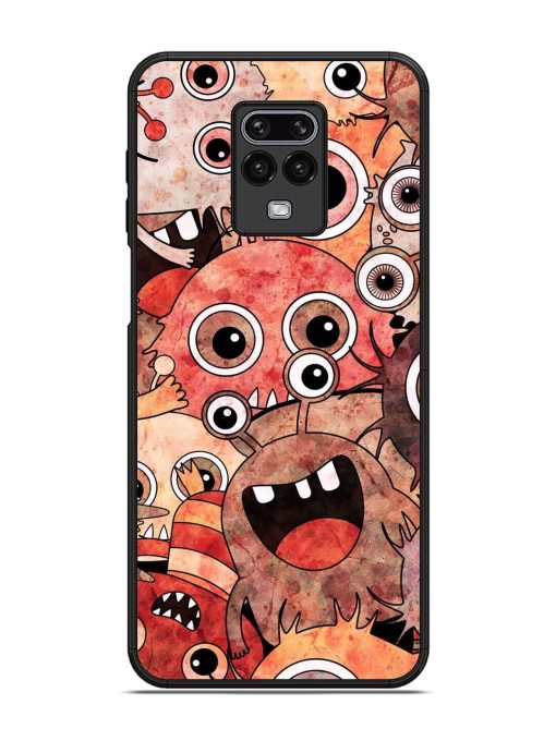 Monster Mash Glossy Soft Edge Case for Xiaomi Redmi Note 9 Pro Chachhi