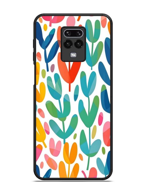 Rainbow Of Blooms Glossy Soft Edge Case for Xiaomi Redmi Note 9 Pro Chachhi