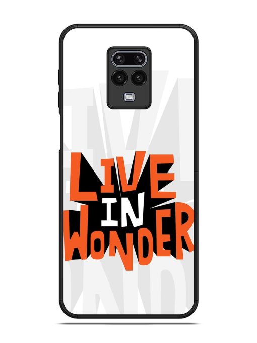 Wonder Burst Glossy Soft Edge Case for Xiaomi Redmi Note 9 Pro Max Chachhi