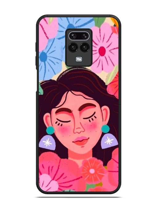 Blooming Serenity Glossy Soft Edge Case for Xiaomi Redmi Note 9 Pro Max Chachhi