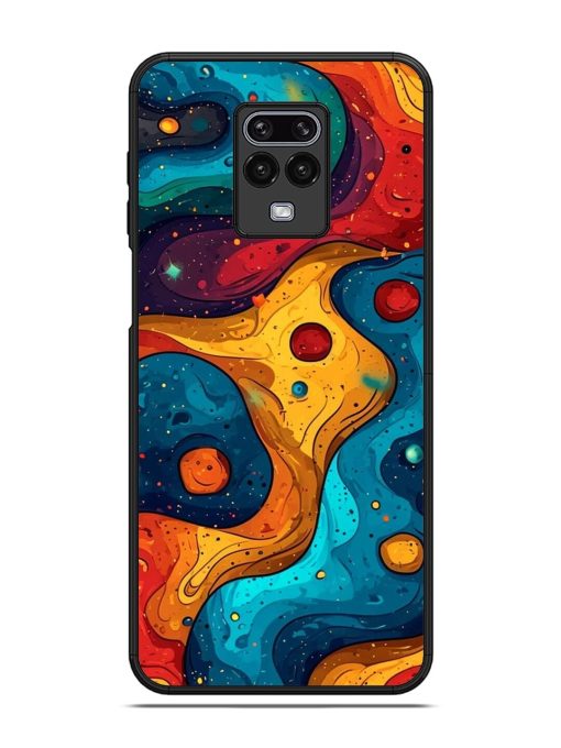 Cosmic Swirl Glossy Soft Edge Case for Xiaomi Redmi Note 9 Pro Max Chachhi