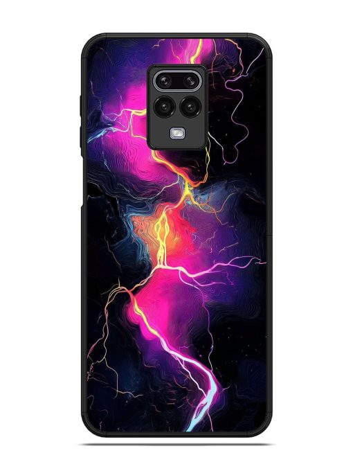 Electric Dreams Glossy Soft Edge Case for Xiaomi Redmi Note 9 Pro Max Chachhi