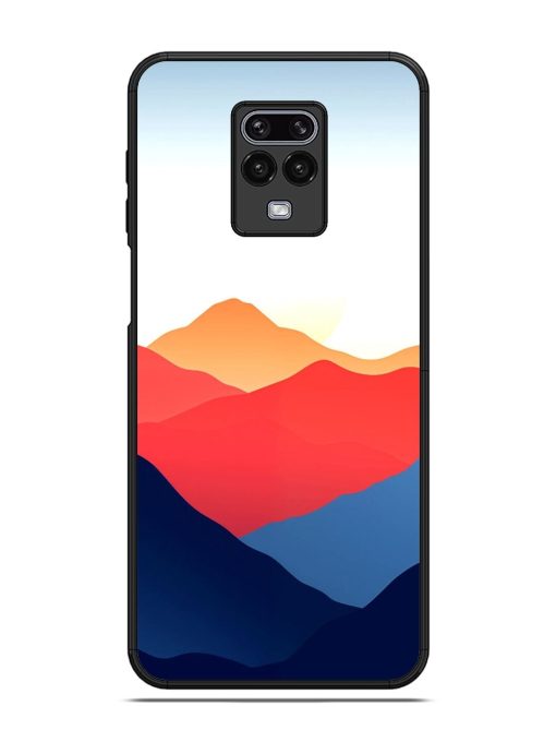 Sunset Peaks Glossy Soft Edge Case for Xiaomi Redmi Note 9 Pro Max Chachhi