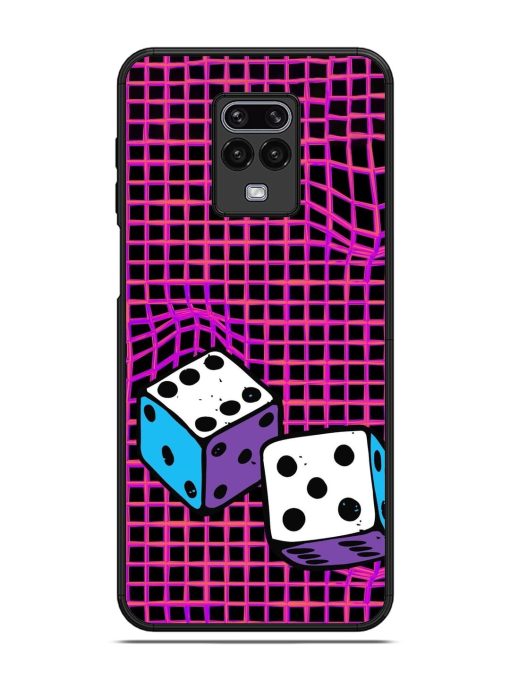 Glitched Dice Glossy Soft Edge Case for Xiaomi Redmi Note 9 Pro Max Chachhi