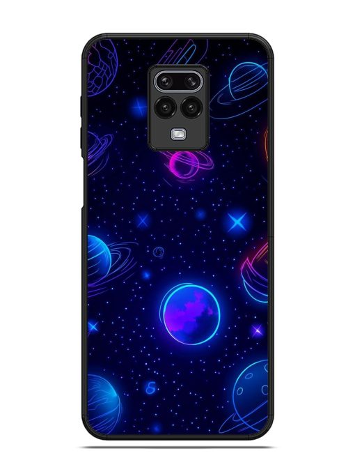 Neon Cosmos Glossy Soft Edge Case for Xiaomi Redmi Note 9 Pro Max Chachhi