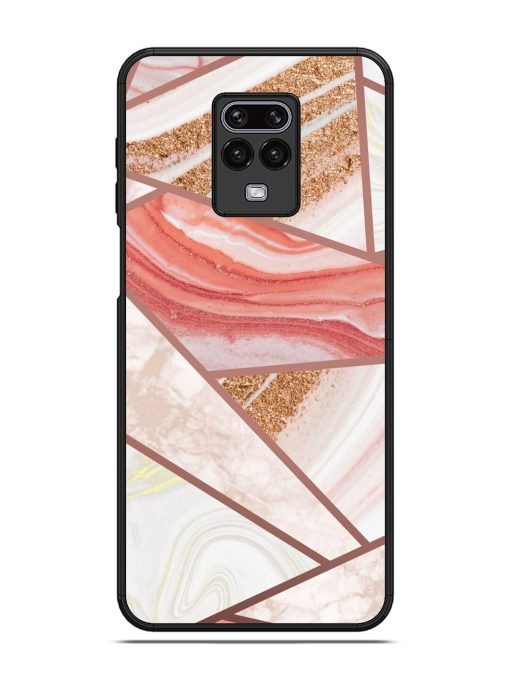 Rosy Mosaic Glossy Soft Edge Case for Xiaomi Redmi Note 9 Pro Max Chachhi