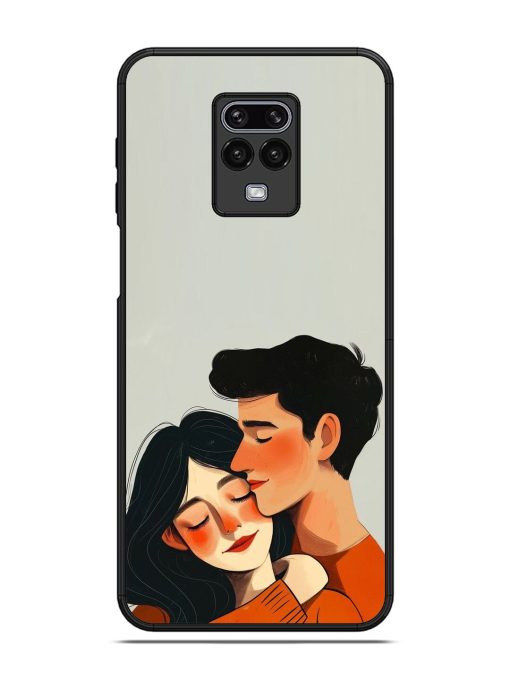 Craft Couples Glossy Soft Edge Case for Xiaomi Redmi Note 9 Pro Max Chachhi