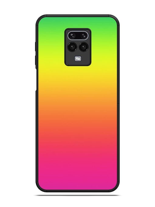 Rainbow Gradient Glossy Soft Edge Case for Xiaomi Redmi Note 9 Pro Max Chachhi