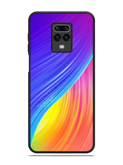 Neon Swirl Glossy Soft Edge Case for Xiaomi Redmi Note 9 Pro Max Chachhi