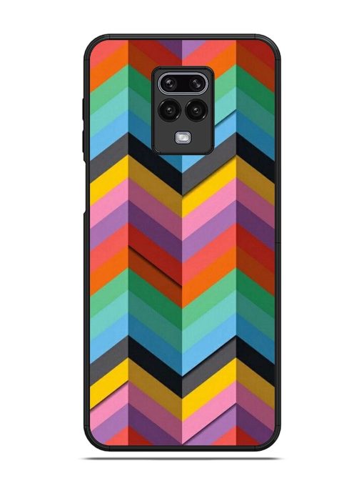 Colorful Zigzag Glossy Soft Edge Case for Xiaomi Redmi Note 9 Pro Max Chachhi