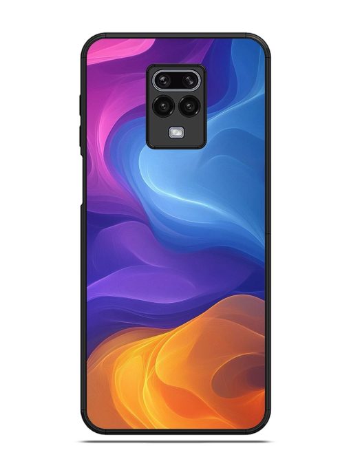 Cosmic Currents Glossy Soft Edge Case for Xiaomi Redmi Note 9 Pro Max Chachhi