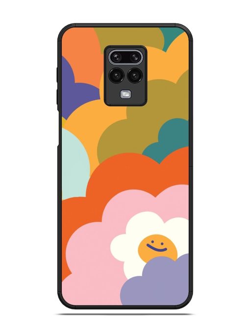 Happy Flower Power Glossy Soft Edge Case for Xiaomi Redmi Note 9 Pro Max Chachhi