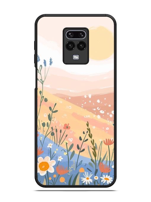 Golden Hour Blooms Glossy Soft Edge Case for Xiaomi Redmi Note 9 Pro Max Chachhi