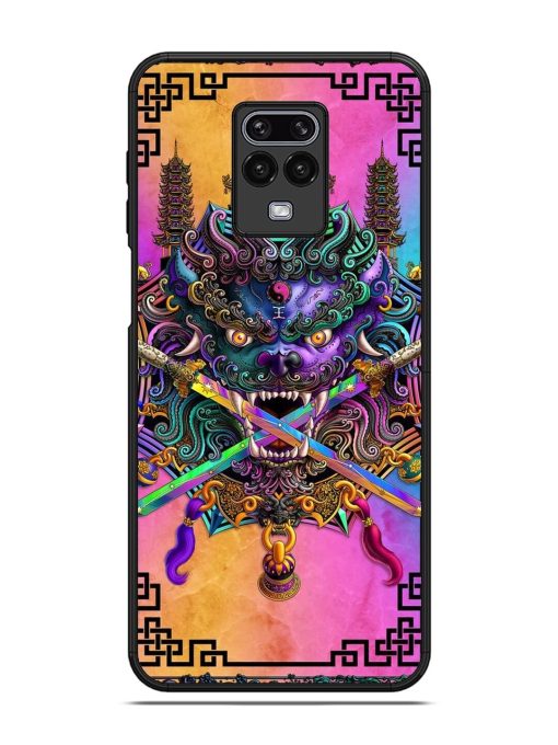 Psychedelic Fu Dog Tapestry Glossy Soft Edge Case for Xiaomi Redmi Note 9 Pro Max Chachhi