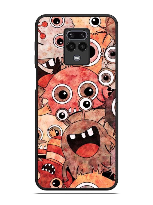 Monster Mash Glossy Soft Edge Case for Xiaomi Redmi Note 9 Pro Max Chachhi