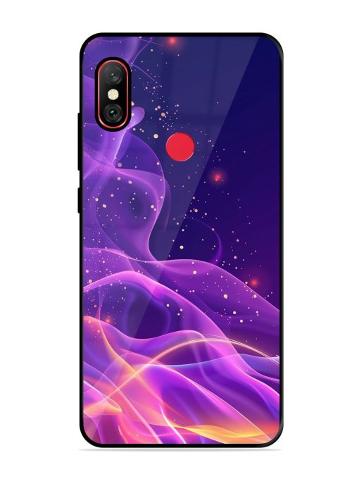 Cosmic Currents Glossy Soft Edge Case for Xiaomi Redmi Y2 Chachhi