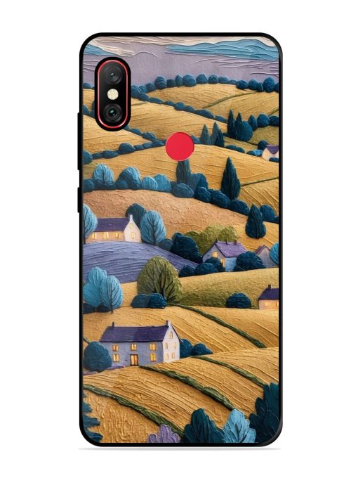 Rolling Hilltop Haven Glossy Soft Edge Case for Xiaomi Redmi Y2