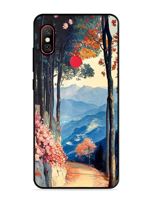 Mountainside Serenity Glossy Soft Edge Case for Xiaomi Redmi Y2 Chachhi