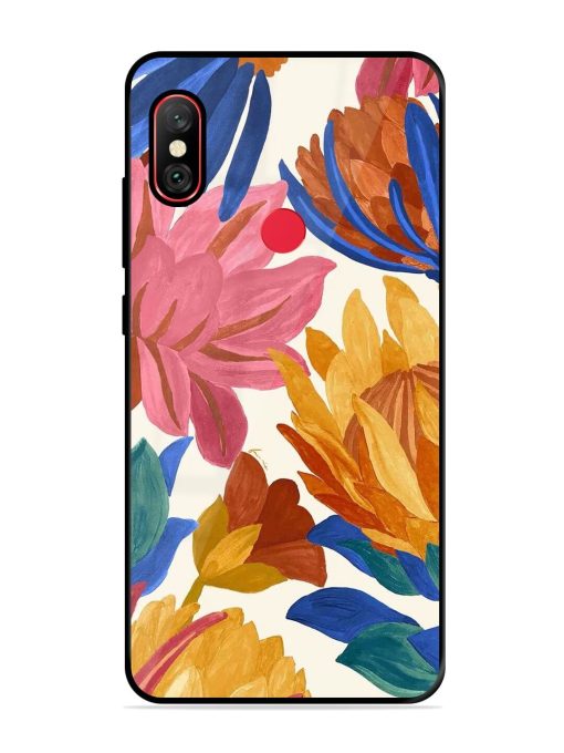 Blooming Tapestry Glossy Soft Edge Case for Xiaomi Redmi Y2 Chachhi