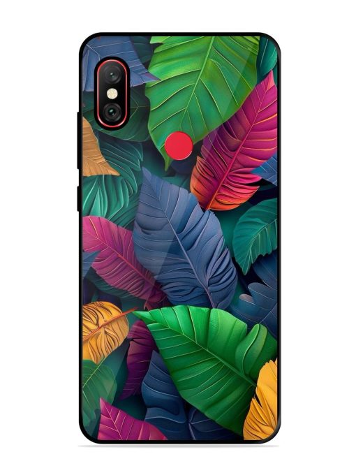 Tropical Tapestry Glossy Soft Edge Case for Xiaomi Redmi Y2 Chachhi