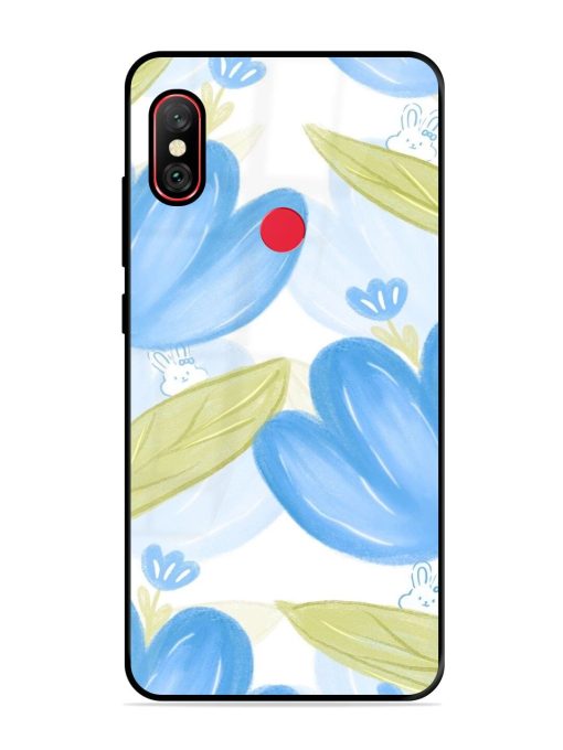 Bunny'S Blue Garden Glossy Soft Edge Case for Xiaomi Redmi Y2 Chachhi