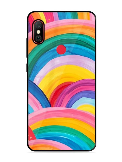 Rainbow Cascade Glossy Soft Edge Case for Xiaomi Redmi Y2