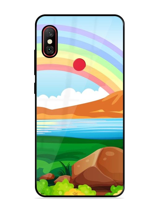 Rainbow Over The Lake Glossy Soft Edge Case for Xiaomi Redmi Y2 Chachhi