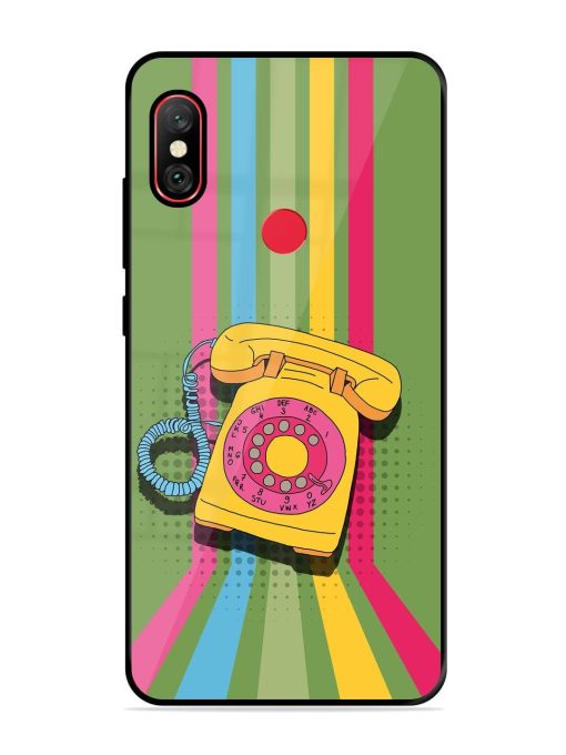 Retro Dialer Glossy Soft Edge Case for Xiaomi Redmi Y2 Chachhi