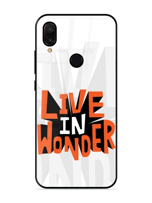 Wonder Burst Glossy Soft Edge Case for Xiaomi Redmi Y3 Chachhi