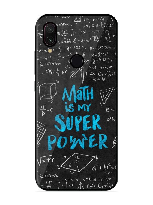 Math Magic Glossy Soft Edge Case for Xiaomi Redmi Y3 Chachhi