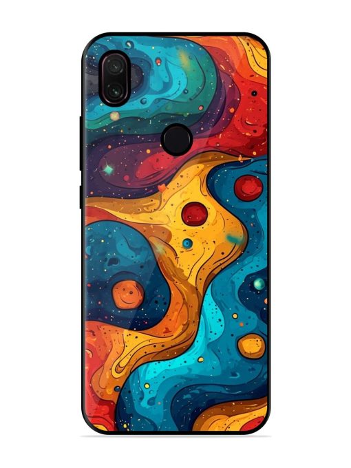 Cosmic Swirl Glossy Soft Edge Case for Xiaomi Redmi Y3 Chachhi