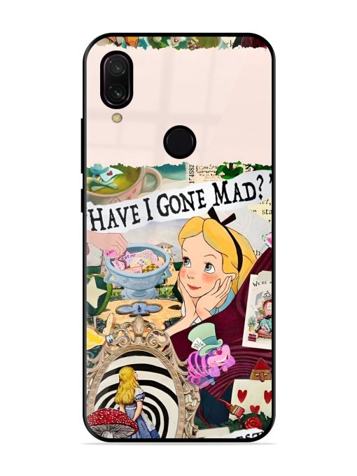 Mad Hatter'S Collage Glossy Soft Edge Case for Xiaomi Redmi Y3 Chachhi