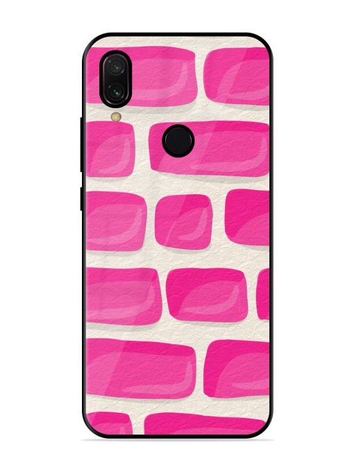 Pink Brick Wall Glossy Soft Edge Case for Xiaomi Redmi Y3 Chachhi