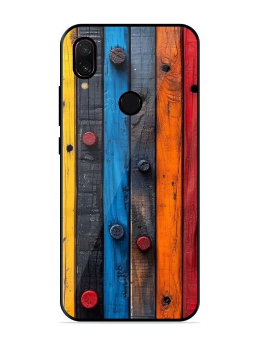 Rainbow Plank Glossy Soft Edge Case for Xiaomi Redmi Y3 Chachhi