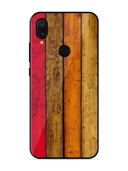 Colorful Woodgrain Glossy Soft Edge Case for Xiaomi Redmi Y3 Chachhi