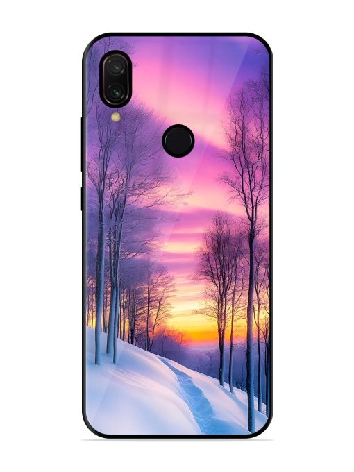 Winter'S Purple Haze Glossy Soft Edge Case for Xiaomi Redmi Y3 Chachhi