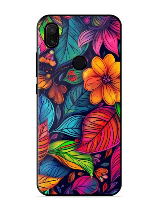 Rainbow Of Blooms Glossy Soft Edge Case for Xiaomi Redmi Y3 Chachhi