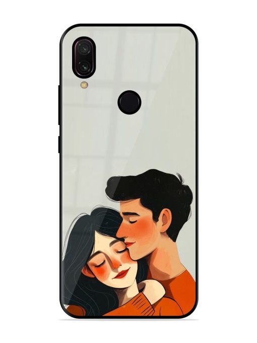 Craft Couples Glossy Soft Edge Case for Xiaomi Redmi Y3 Chachhi