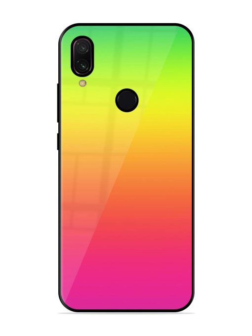 Rainbow Gradient Glossy Soft Edge Case for Xiaomi Redmi Y3 Chachhi