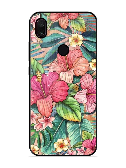 Tropical Tapestry Glossy Soft Edge Case for Xiaomi Redmi Y3 Chachhi