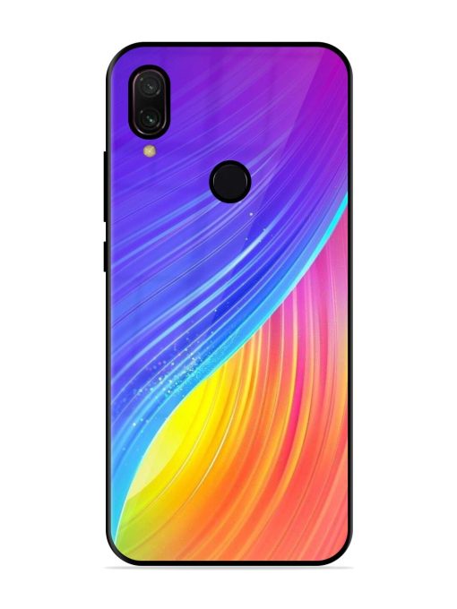 Neon Swirl Glossy Soft Edge Case for Xiaomi Redmi Y3 Chachhi