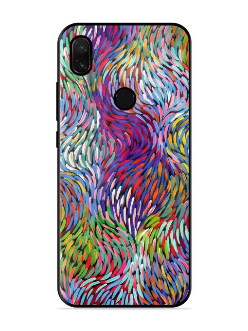 Vibrant Waves Glossy Soft Edge Case for Xiaomi Redmi Y3 Chachhi